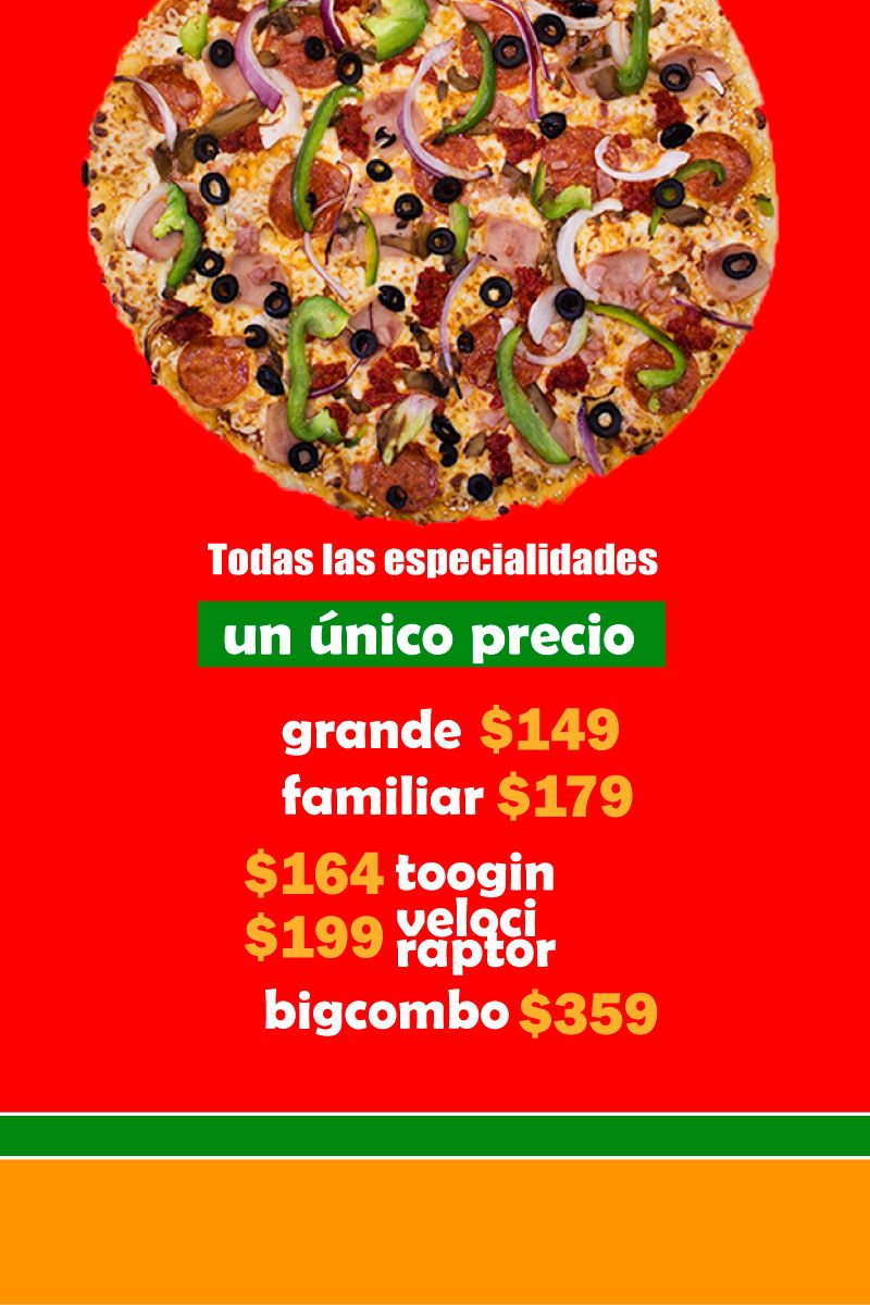 Toogino's Pizza – En Jalisco, la mejor pizza al ¡precio justo!