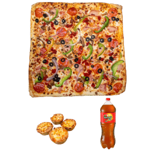 Velociraptor, toogicakes y refresco 1.75l